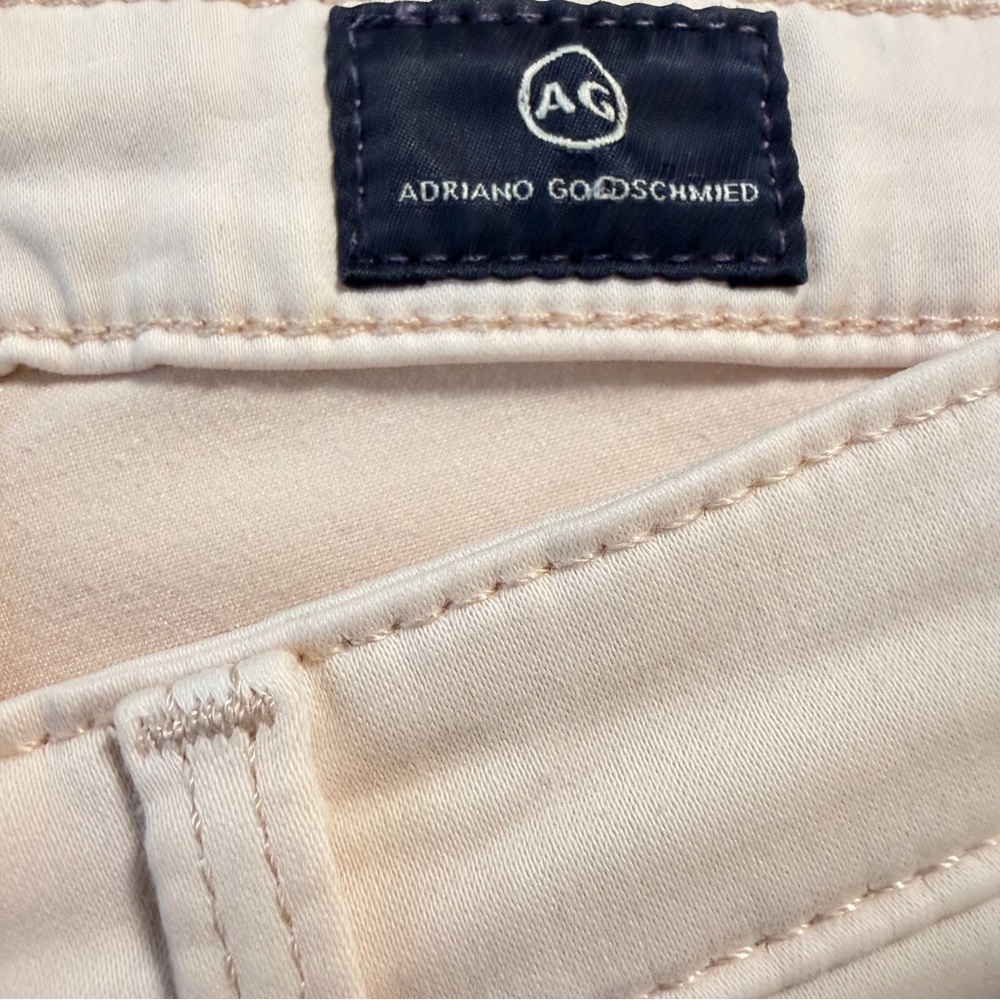 NEW AG The Prima Cigarette Leg Skinny Dusty Blush Mid Rise Jeans Sz 29 - Picture 3 of 5
